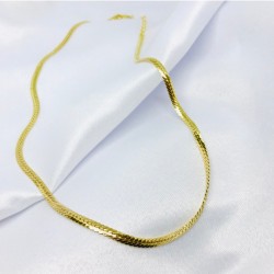 Gold Kobra Model Zincir Gümüş Kolye