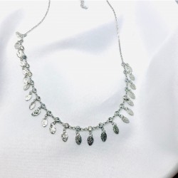 Gümüş Zincir Model Tasarım Kolye