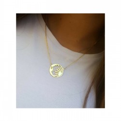 Güneş ve Ay Model Tasarım Kolye Özel Gün Hediyesi