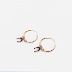 Halkalı At Nalı Küpe