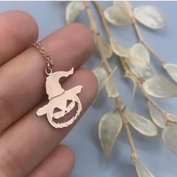 Halloween Model 925 Ayar Unisex Gümüş Kolye