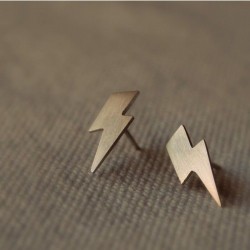 Harry Potter Model 925 Ayar Gümüş Unisex Küpe