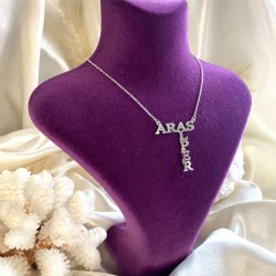 Ikili Isimli Kolye 925 Ayar Gümüş