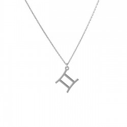 İkizler Burcu Gümüş Unisex Hediyelik Kolye