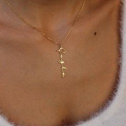 İsimli Gümüş Kolye Özel Gün Hediyesi