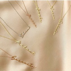 Isimli Gümüş Kolye