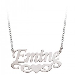 Kadın Gümüş İsimli Kolye DT0356