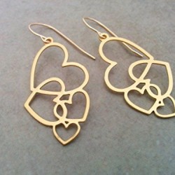 Kalp Model 925 Ayar Gümüş Kadın Küpe