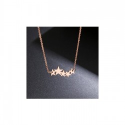 Kayan Yıldızlar Gümüş Hediyelik Kadın Kolye