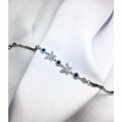 Kelebek Model Gümüş Bileklik Özel Gün Hediyesi