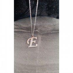 Kişiye Özel El Yazısı Harf 925 Ayar Gümüş Hediyelik Kolye