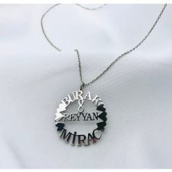 Kişiye Özel Halka İsim Kolye