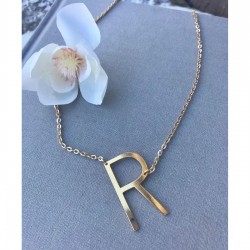 Kişiye Özel Harfli 925 Ayar Gümüş Harfli Gümüş Hediyelik Kolye