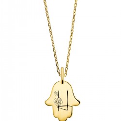 Kişiye Özel Harfli Fatma Ana Eli Plaka Gümüş Kolye