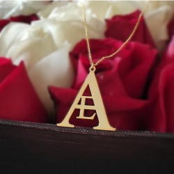 Kişiye Özel İki Harf Gümüş Kolye