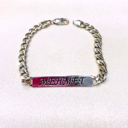 Kişiye Özel İsim Erkek Bileklik Özel Gün Hediyesi