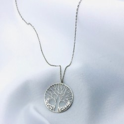 Kişiye Özel İsimli Hayat Ağacı Kolye