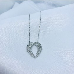 Melek Kanadı Gümüş Kolye