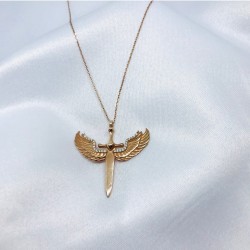 Mikail Kılıcı Gümüş Kolye ÖzelGün Hediyesi