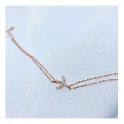 Mini Kuş Model Gümüş Bileklik