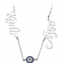 Nazar Detaylı 925 Ayar Gümüş Hediyelik Kadın Kolye