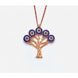Nazarlı Hayat Ağacı Kolye