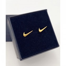 Nike Model 925 Ayar Gold Erkek Gümüş Hediyelik Kol Düğmesi