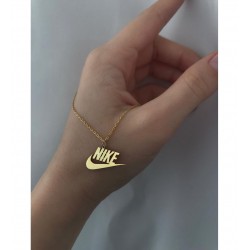 Nike Model 925 Ayar Gümüş Unisex Tasarım Kolye Özel Gün Hediyesi