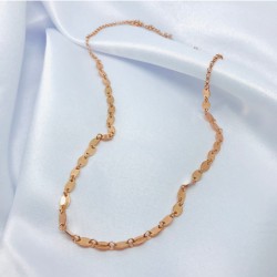 Pul Zincir Model Gümüş Kolye