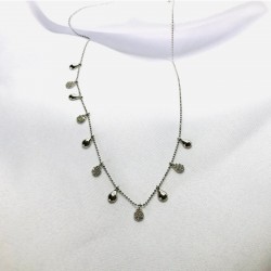 Pul Zincir Model Tasarım Gümüş Kolye