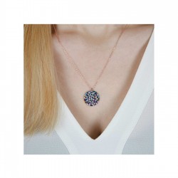 Renkli Taşlı Gümüş Kolye