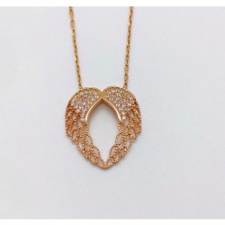 Rose Melek Kanadı Kolye