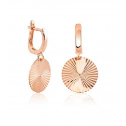 Rose Pul Gümüş Küpe