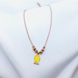 Sarı Balık Model Gümüş Halhal Sarı Balık Model Gümüş Halhal