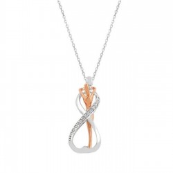 Sonsuz Aşk Gümüş Hediyelik Kadın Kolye