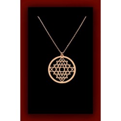 Sri Yantra Kadın Gümüş Kolye