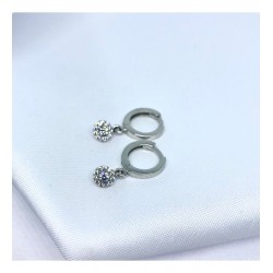 Tektaş Sallanır Gümüş Küpe