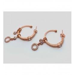 Tektaşlı Rose Şans Küpe