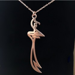 Unisex Gümüş Hz.Ali Kılıcı Zülfikar Kolyesi