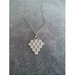 Üzüm Salkımı Gümüş Kolye