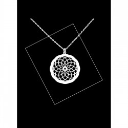 Yaşam Çiçeği Torus 925 Ayar Gümüş Kadın Kolye