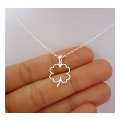 Yonca Model 925 Ayar Gümüş Hediyelik Kadın Kolye