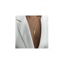 YSL Tasarım Gümüş Kadın Hediyelik Kolye
