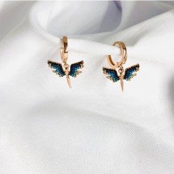 Yusufçuk Model Gümüş Küpe