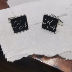 Özel Tasarım 925 Ayar Erkek Hediyelik Gümüş Kol Düğmesi 