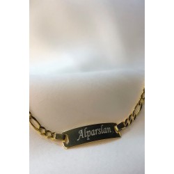 925 Ayar Gümüş Unisex Bebek ve Çocuk Hediyelik Künye 