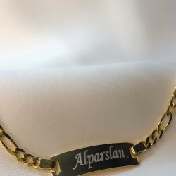 925 Ayar Gümüş Unisex Bebek ve Çocuk Hediyelik Künye 