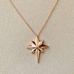 Kutup Yıldızı Model 925 Ayar Gümüş Hediyelik Kolye