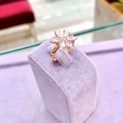 Lotus Çiçeği 925 Ayar Gümüş Kadın Hediyelik Yüzük  Lotus Çiçeği 925 Ayar Gümüş Kadın Hediyelik Yüzük