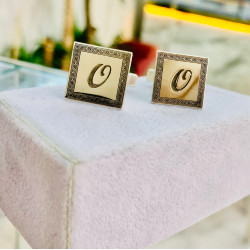 Özel Tasarım Kişiye Özel Erkek Hediyelik Gümüş Kol Düğmesi